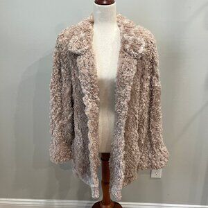 Nina Raynor Rose Beige Beaver Fur Coat